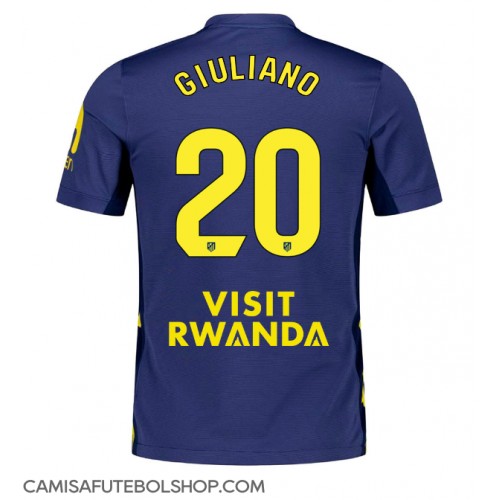 Camisa de time de futebol Atletico Madrid Giuliano Simeone #20 Replicas 2º Equipamento 2025-26 Manga Curta
